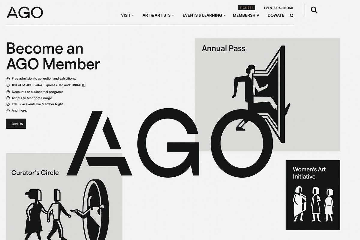 AGO art museum website